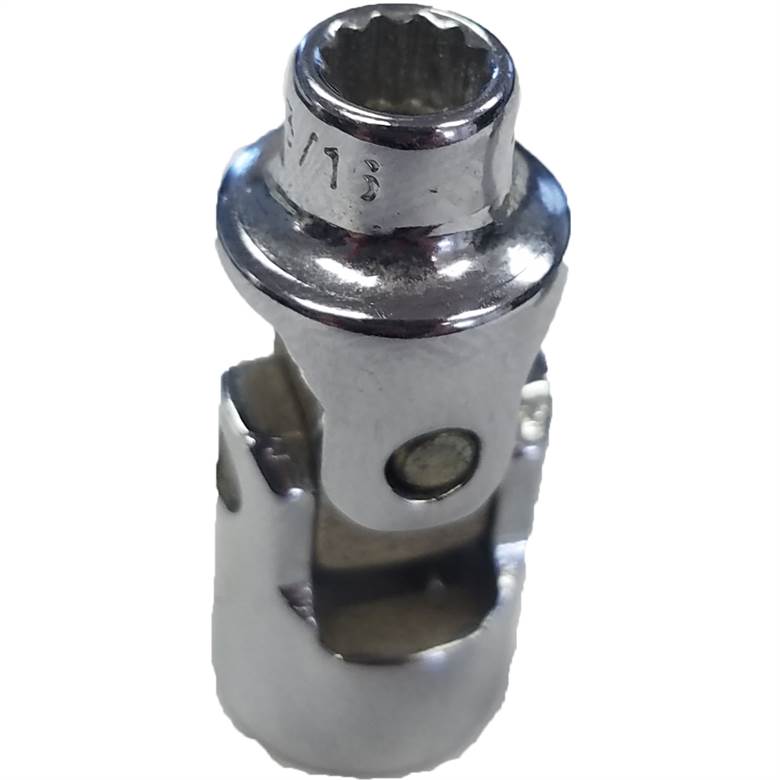 SK Hand Werkzeug Steckschlüssel – 1/2 Zoll, 12 Point, 1/4-Zoll Antrieb, Chrom, Suregrip Design